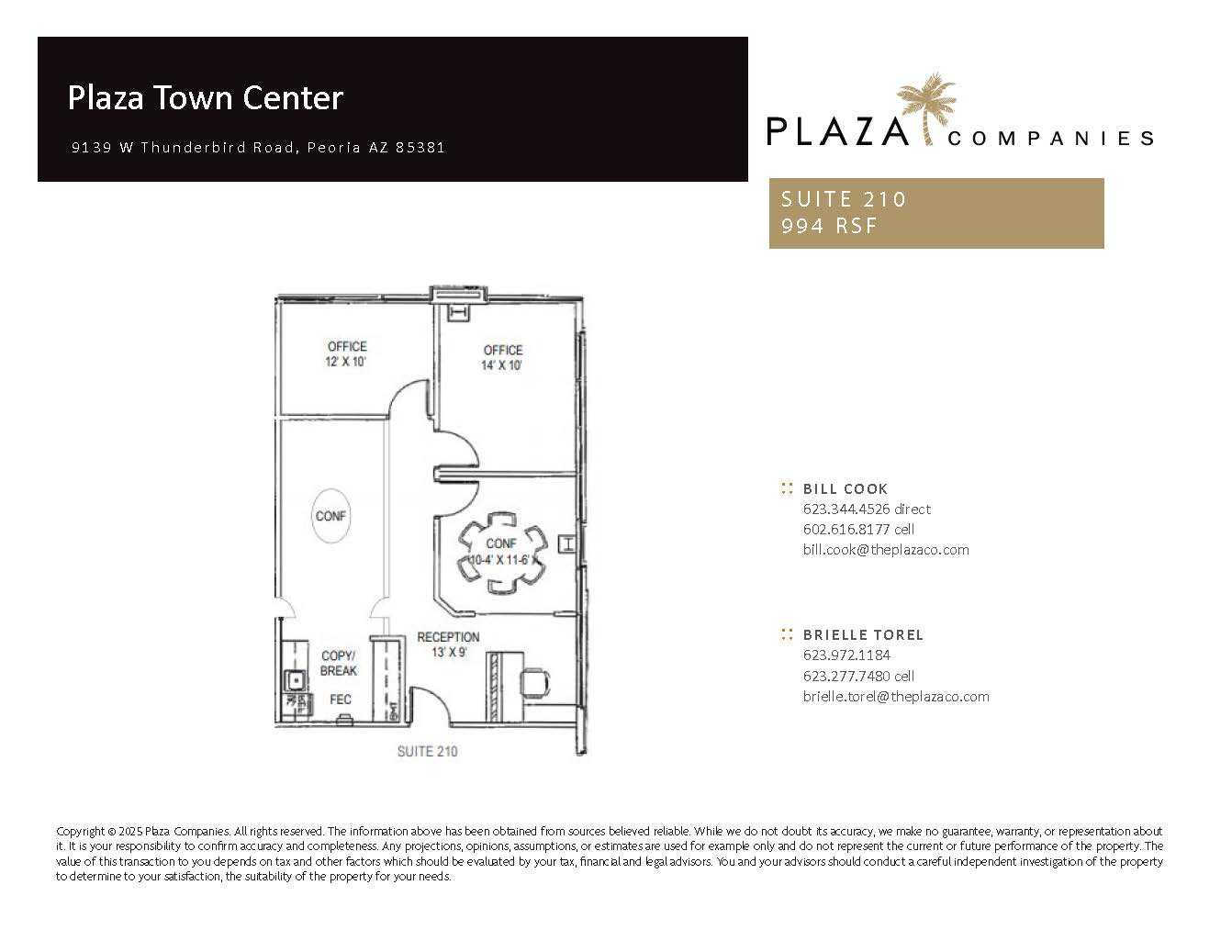 9139 W Thunderbird Rd, Peoria, AZ for lease Floor Plan- Image 1 of 1