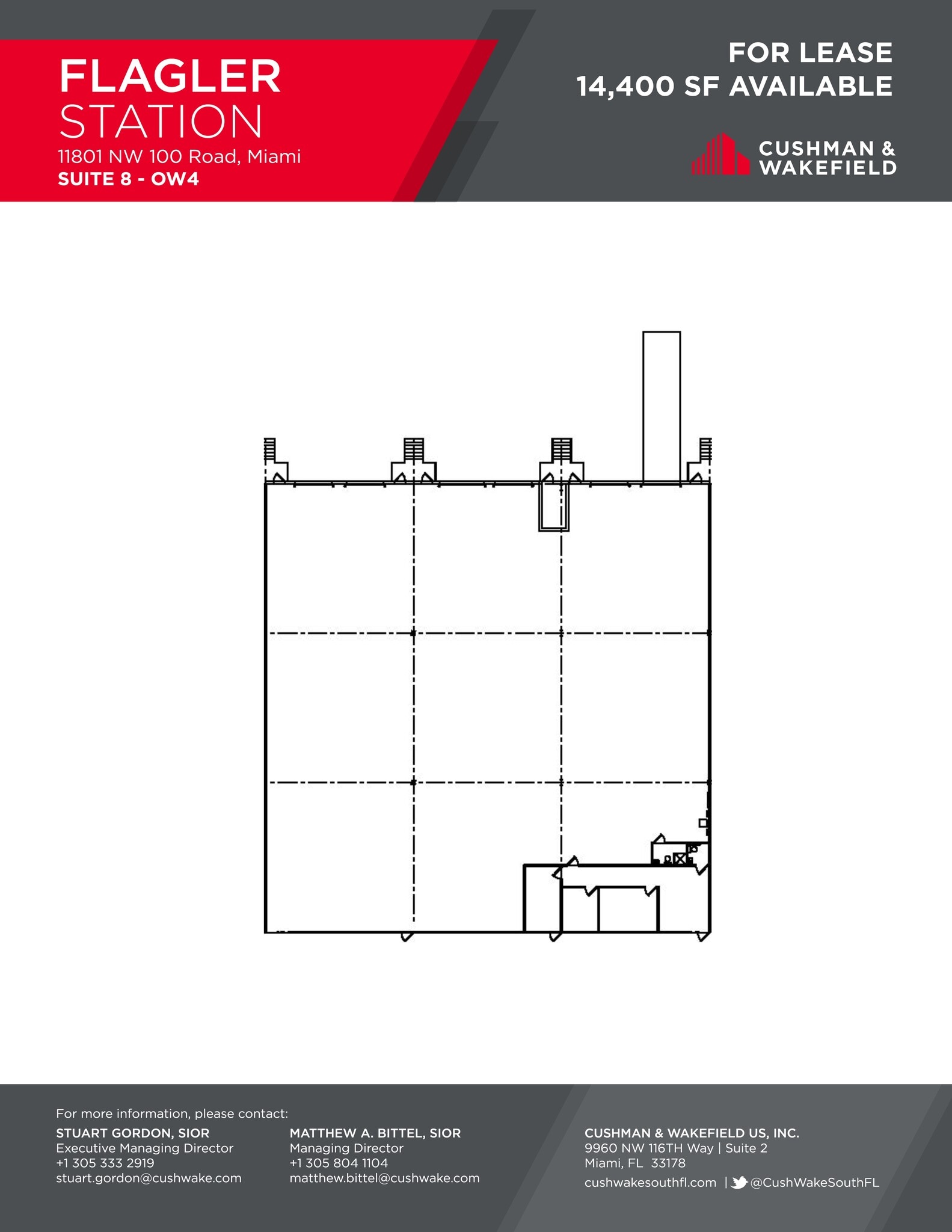 11801 NW 100th Rd, Medley, FL for lease Site Plan- Image 1 of 1
