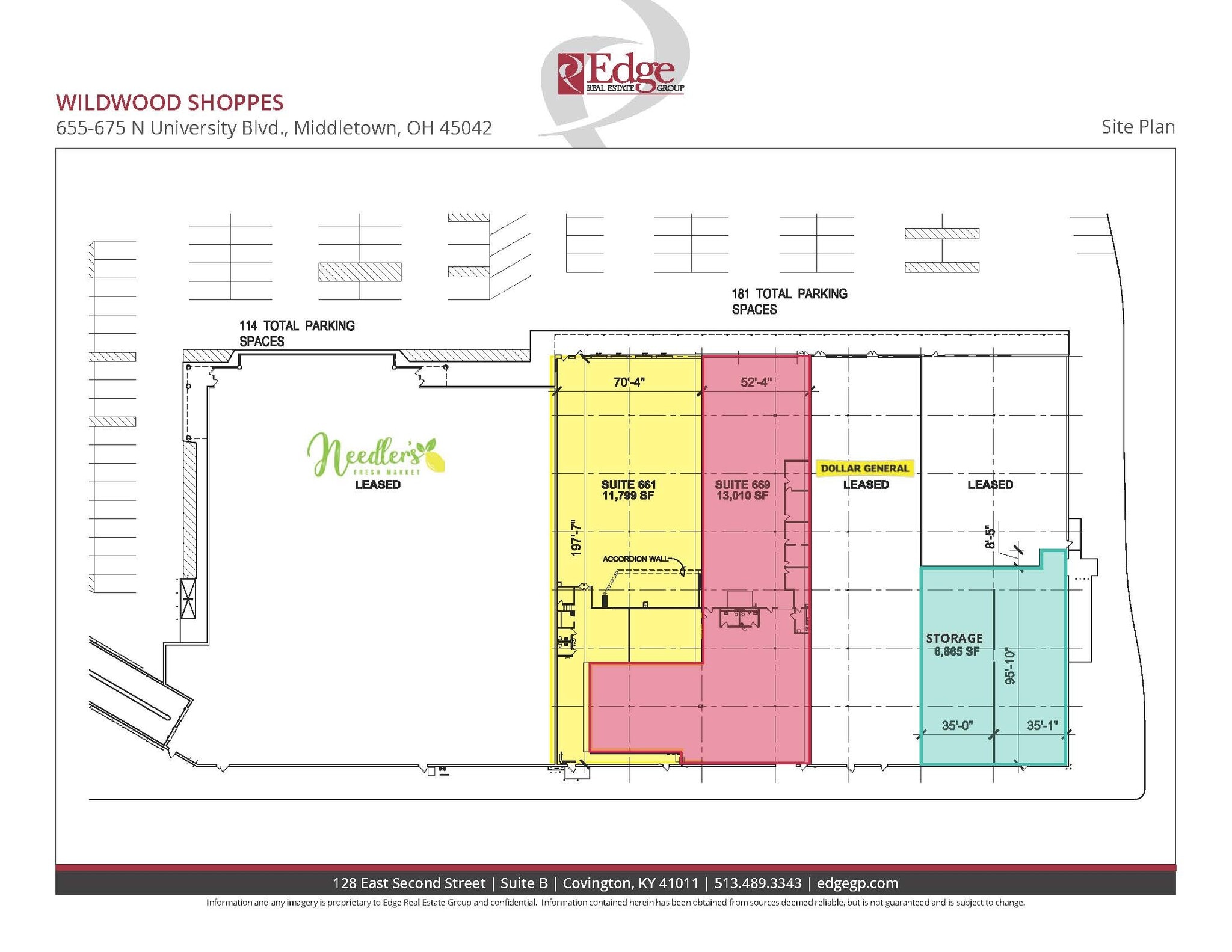 655-675 N University Blvd, Middletown, OH à louer Plan de site- Image 1 de 1
