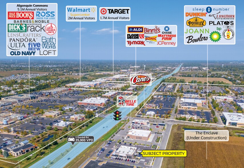 1721 Randall Rd, Algonquin, IL à vendre - Photo du bâtiment - Image 2 de 12