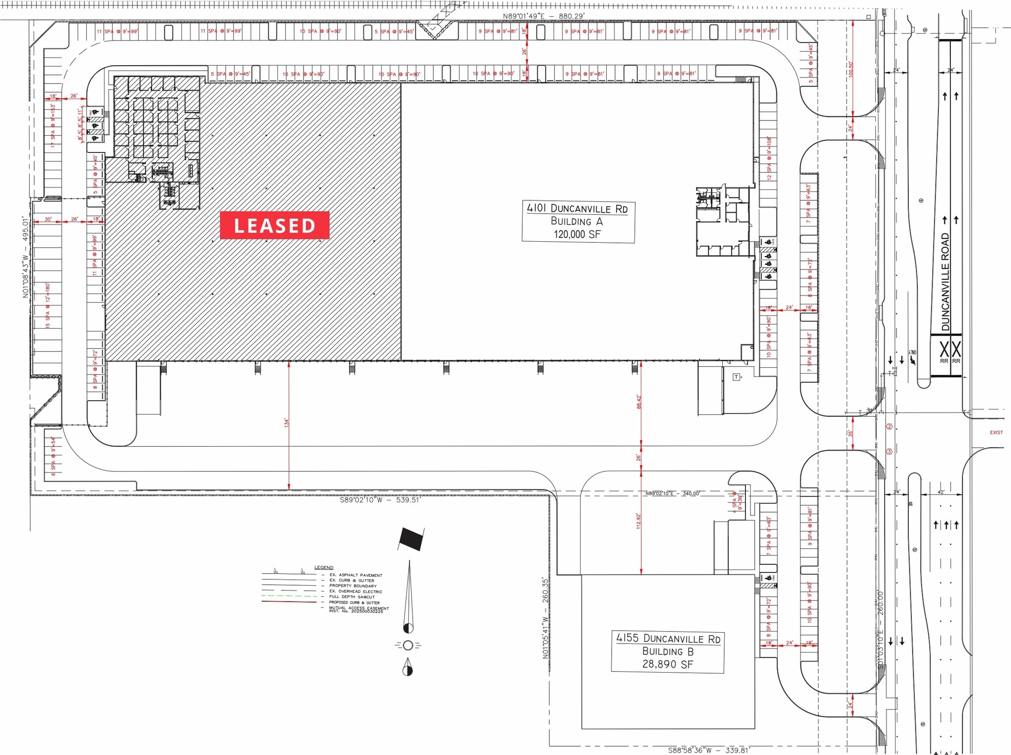 4101 Duncanville Rd, Dallas, TX à louer Plan de site- Image 1 de 1