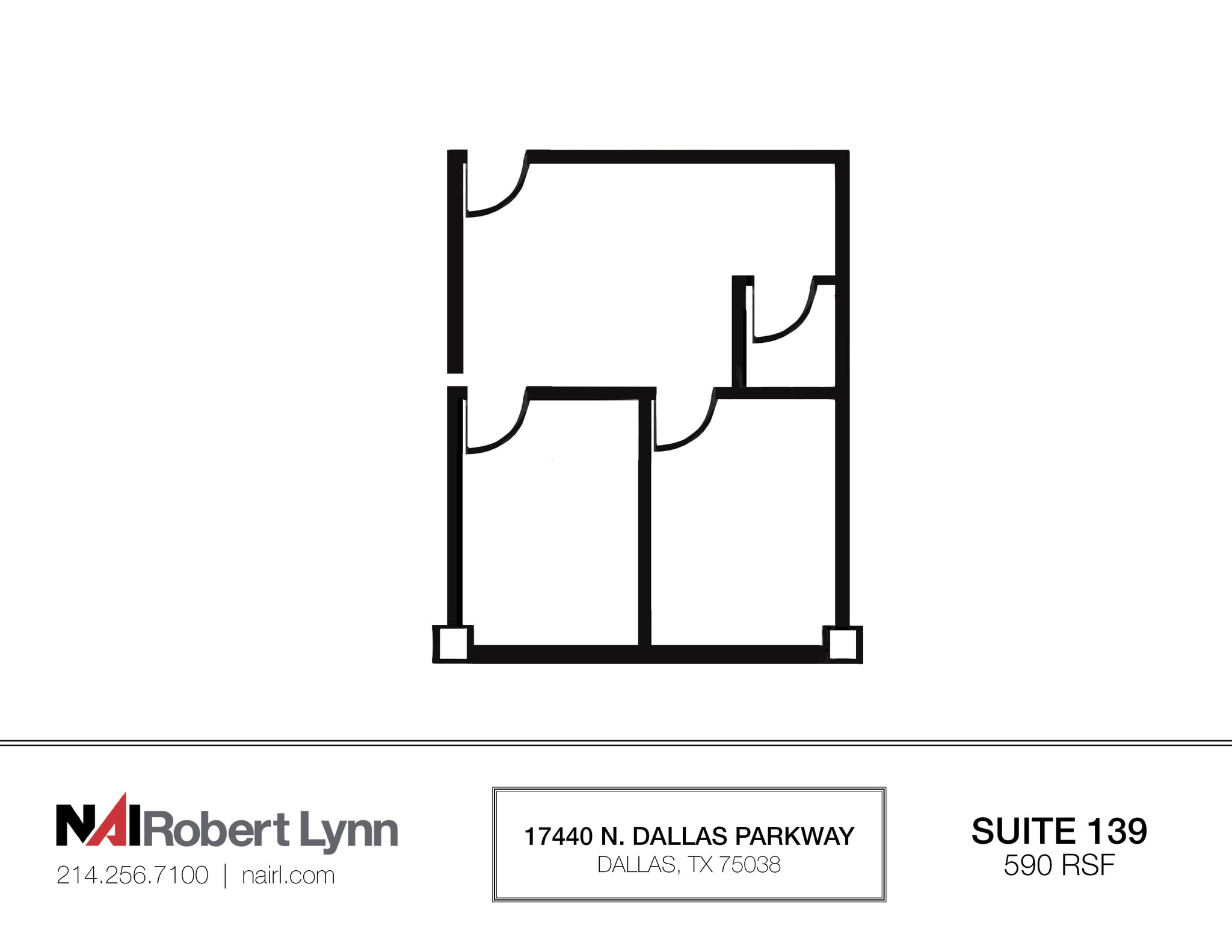 17440 N Dallas Pky, Dallas, TX for lease Floor Plan- Image 1 of 1