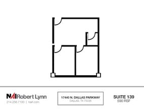 17440 N Dallas Pky, Dallas, TX for lease Floor Plan- Image 1 of 1