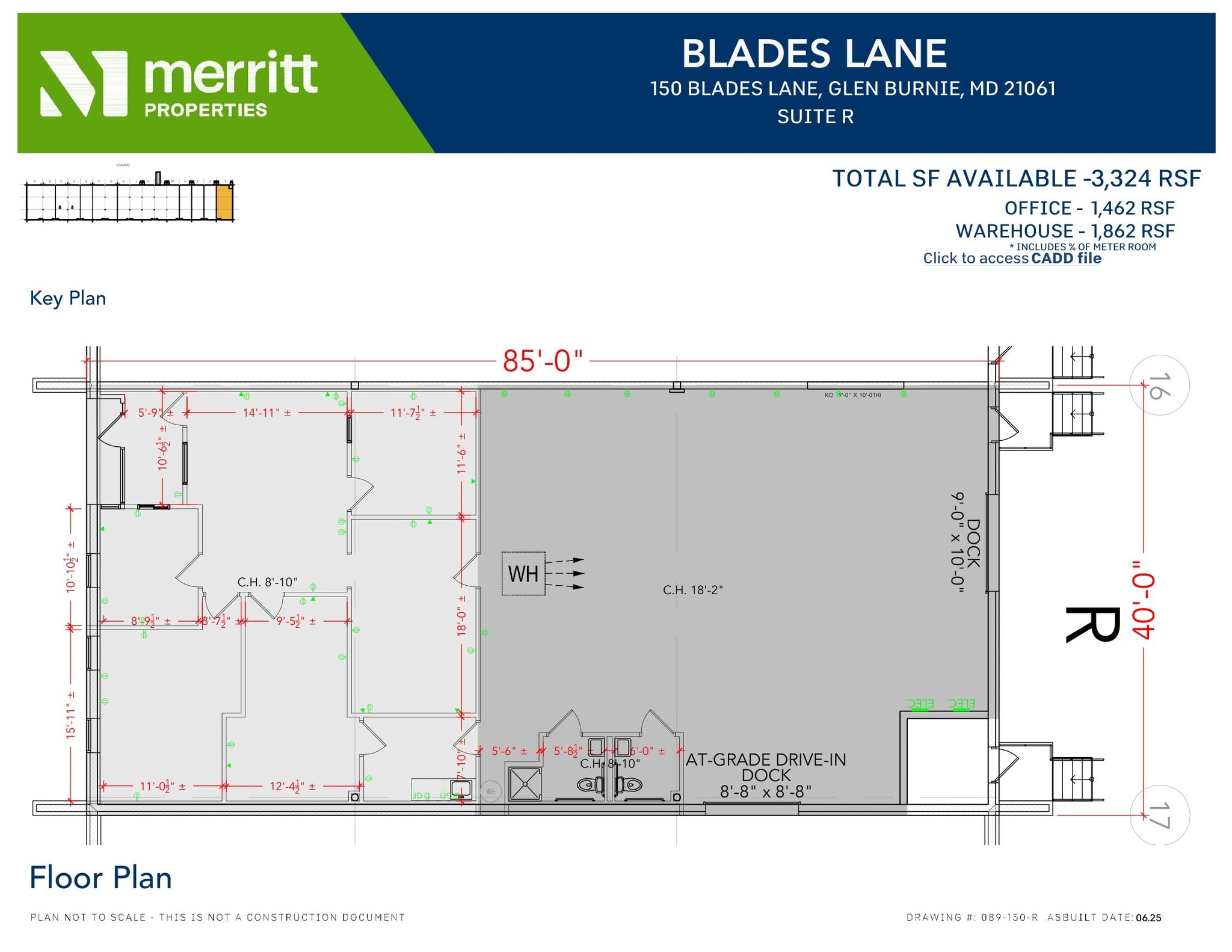 150 Blades Ln, Glen Burnie, MD for lease Floor Plan- Image 1 of 1