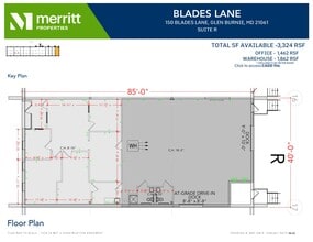 150 Blades Ln, Glen Burnie, MD for lease Floor Plan- Image 1 of 1