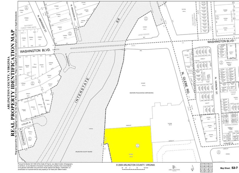 1100 N Glebe Rd, Arlington, VA à vendre - Plan cadastral - Image 1 de 1