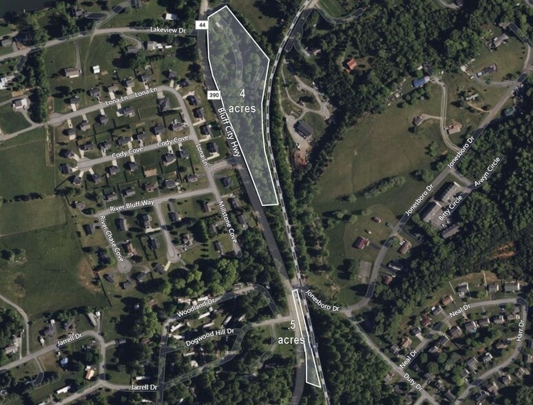 4573 Bluff City Hwy, Bluff City, TN for sale - Aerial - Image 2 of 4