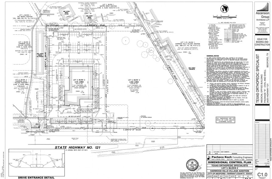 2429 Highway 121, Bedford, TX à vendre - Plan de site - Image 3 de 5