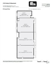 2135 Sutter St, San Francisco, CA for lease Floor Plan- Image 2 of 2