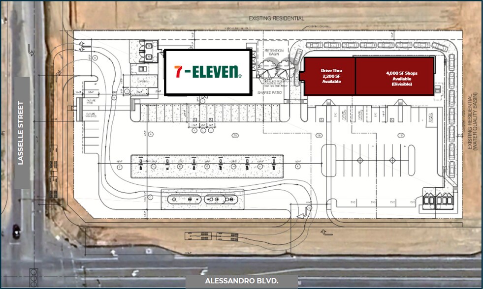 NEC Alessandro Blvd & Laselle St, Moreno Valley, CA à louer - Photo du bâtiment - Image 1 de 1