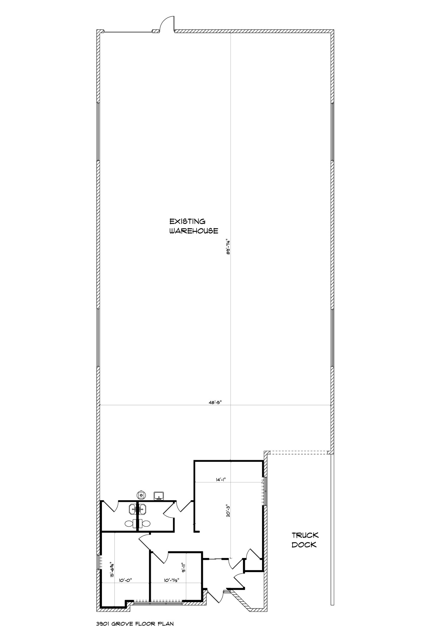 3901 Grove Ave, Gurnee, IL à louer Plan d’étage- Image 1 de 1