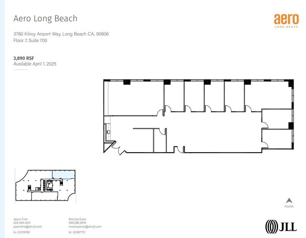 3900 Kilroy Airport Way, Long Beach, CA for lease Floor Plan- Image 1 of 1