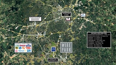 1725 Electric Ave, Watkinsville, GA - AERIAL  map view - Image1