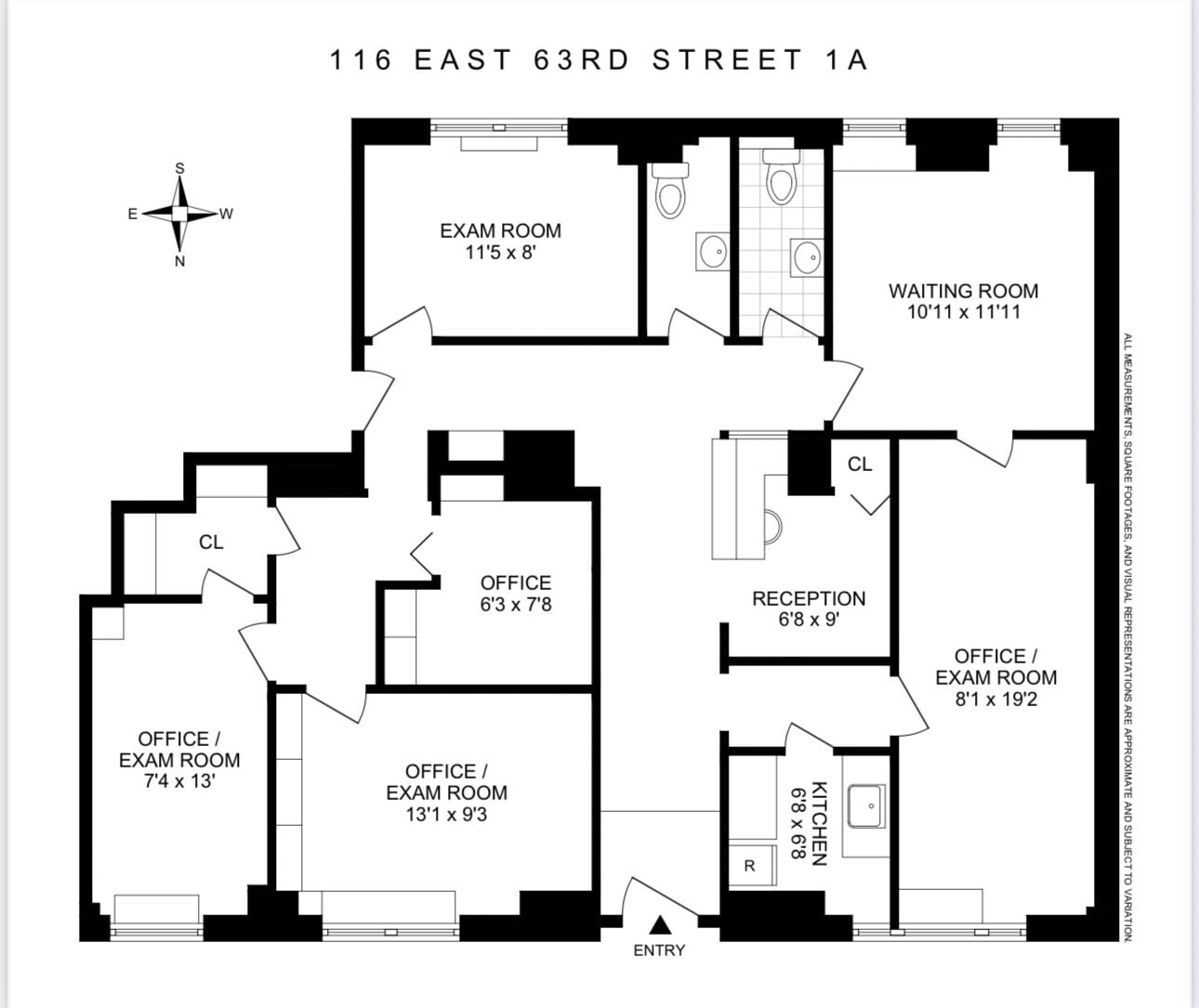 116 E 63rd St, New York, NY for lease Site Plan- Image 1 of 11
