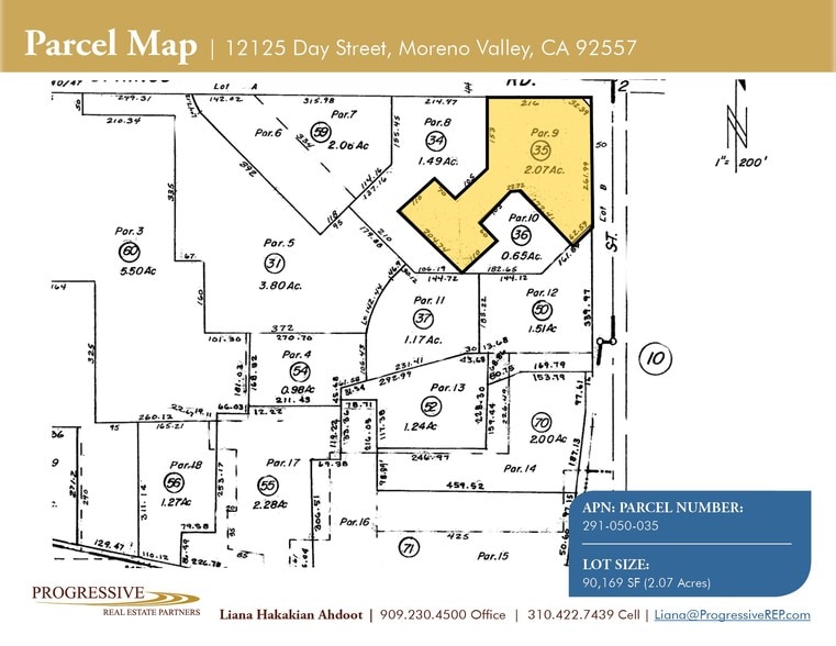 12125 Day St, Moreno Valley, CA for lease - Plat Map - Image 2 of 12