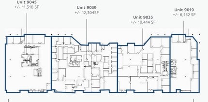 9011-9045 N Deerwood Dr, Brown Deer, WI for lease Floor Plan- Image 1 of 1