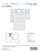 11150 W Olympic Blvd, Los Angeles, CA à louer Plan d  tage- Image 1 de 1