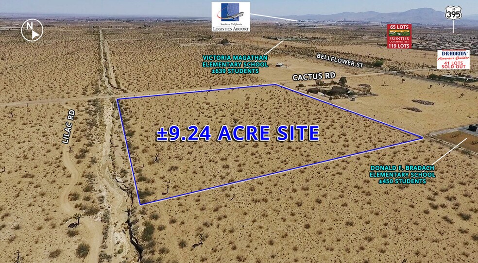 11143 Cactus Road, Adelanto, CA à vendre - Photo du bâtiment - Image 2 de 6