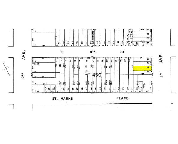 141 First Ave, New York, NY à vendre - Plan cadastral - Image 2 de 2