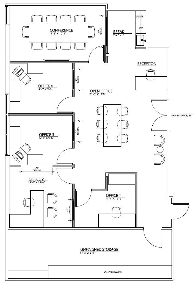 3780 N Garfield Ave, Loveland, CO for lease Floor Plan- Image 1 of 4