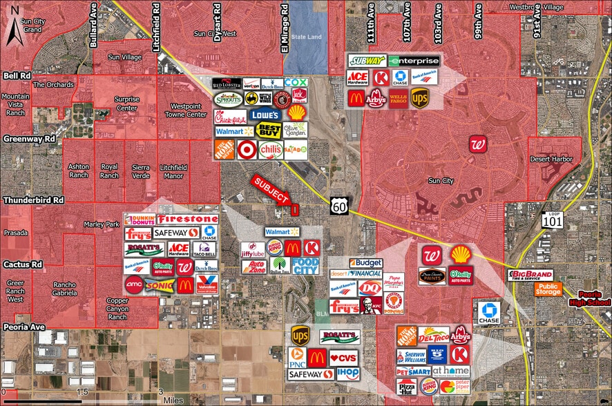 12121 Thunderbird, El Mirage, AZ for sale - Aerial - Image 3 of 5