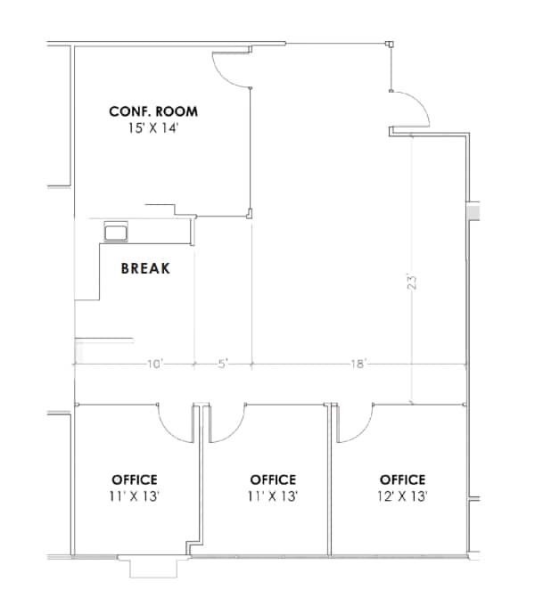 11333 N Scottsdale Rd, Scottsdale, AZ à louer Plan d’étage- Image 1 de 1