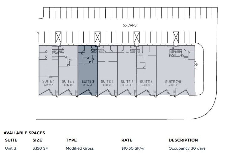 350 Randy Rd, Carol Stream, IL for lease Floor Plan- Image 1 of 1