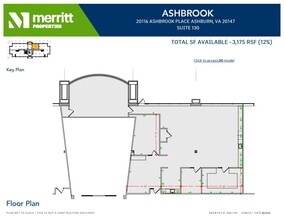 20116 Ashbrook Pl, Ashburn, VA à louer Plan d’étage- Image 1 de 1