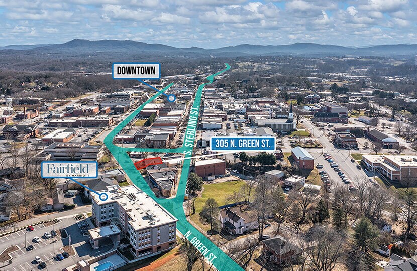 305 N Green St, Morganton, NC à louer - Photo du bâtiment - Image 3 de 3