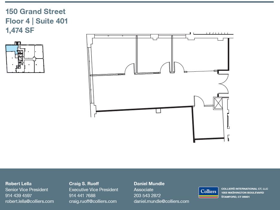 150 Grand St, White Plains, NY for lease Floor Plan- Image 1 of 2