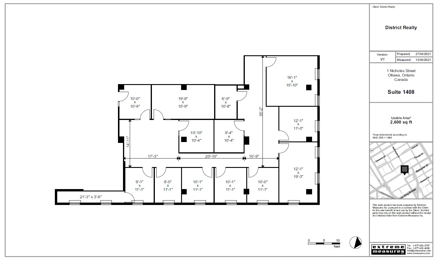 1-5 Nicholas St, Ottawa, ON à louer Plan d  tage- Image 1 de 1