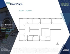 4677 S Lakeshore Dr, Tempe, AZ for lease Floor Plan- Image 1 of 9