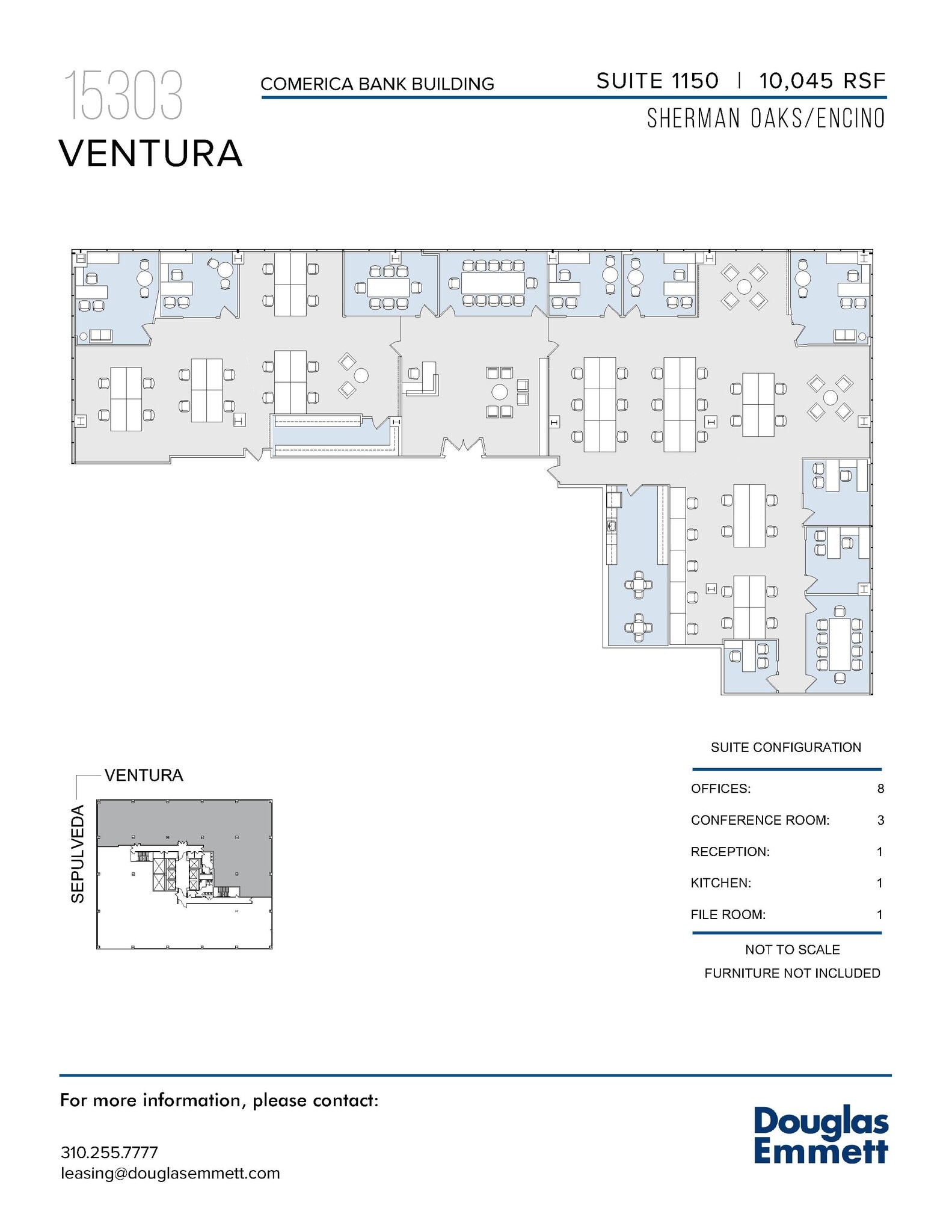 15301 Ventura Blvd, Sherman Oaks, CA for lease Floor Plan- Image 1 of 1