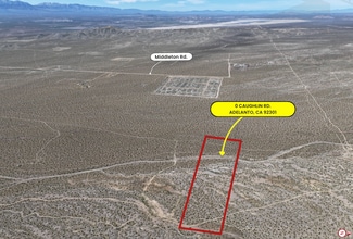 Plus de détails pour 0 Caughlin rd, Adelanto, CA - Terrain à vendre