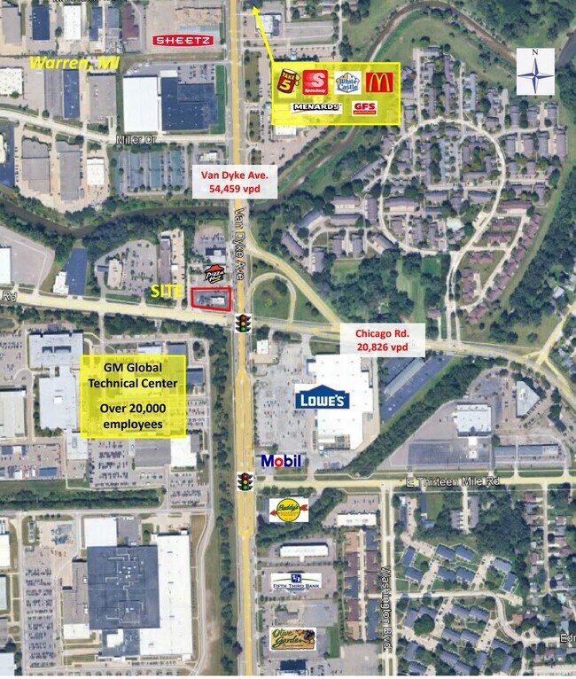 More details for 31301 Van Dyke Ave, Warren, MI - Retail for Sale