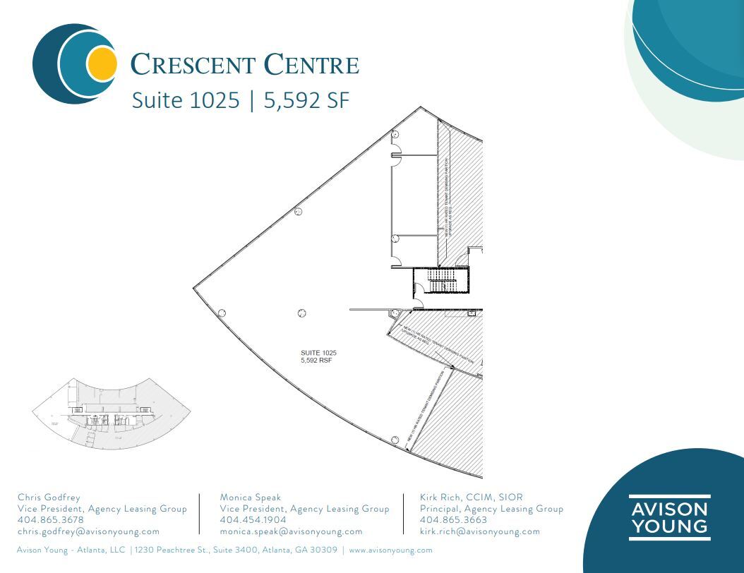 100 Crescent Center Pkwy, Tucker, GA for lease Floor Plan- Image 1 of 1