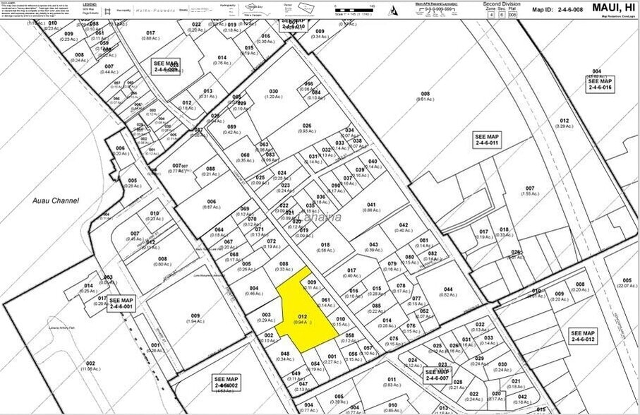 641 Luakini St, Lahaina, HI à louer - Plan cadastral - Image 3 de 3
