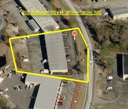 305 Raleigh St, Wilmington, NC - AERIAL  map view