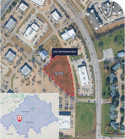 1521 SW Wilshire Blvd, Burleson, TX à vendre - Photo du bâtiment - Image 1 de 3