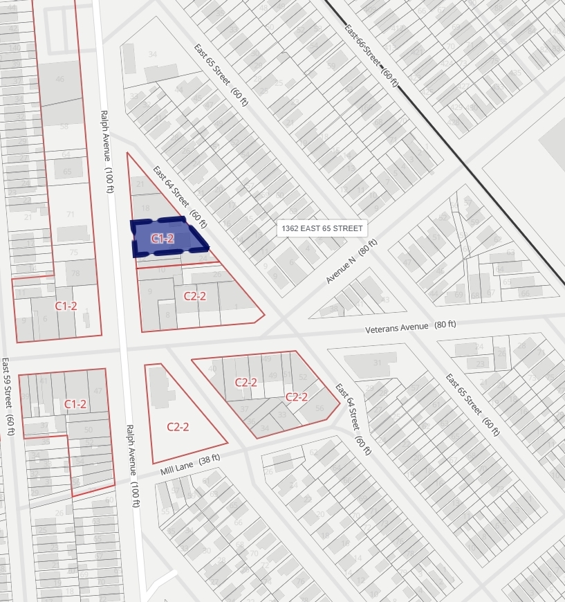 1344 E 64th St, Brooklyn, NY for sale Plat Map- Image 1 of 7