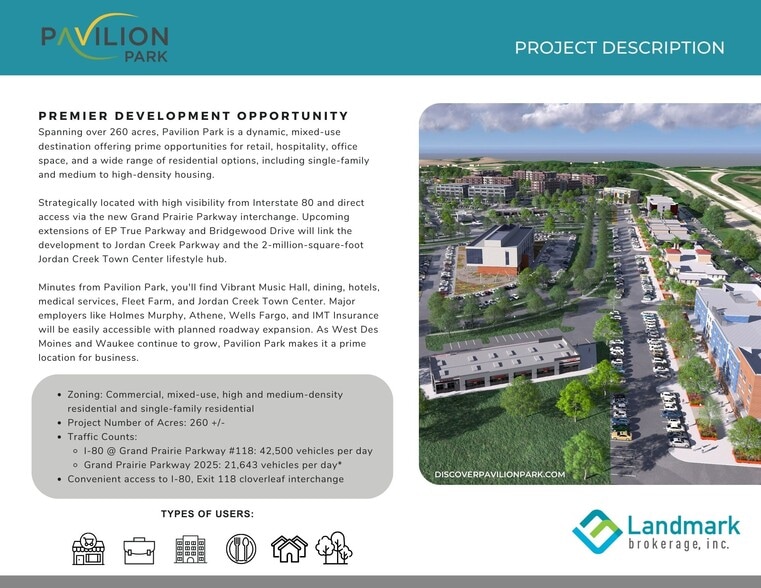 Wendover Rd, Waukee, IA for sale - Site Plan - Image 2 of 4