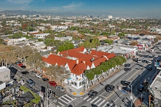 7467-7475 Melrose Ave, Los Angeles, CA - Aerial  map view