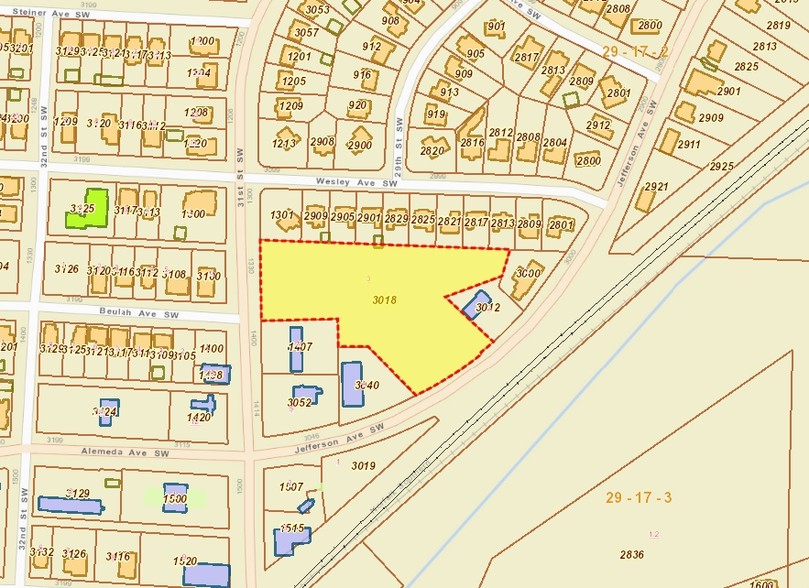 3018 Jefferson Ave, Birmingham, AL à vendre - Plan cadastral - Image 2 de 2