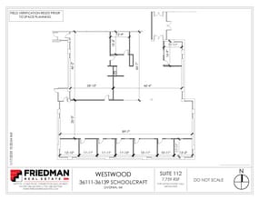 36111-36119 Schoolcraft Rd, Livonia, MI for lease Floor Plan- Image 2 of 2