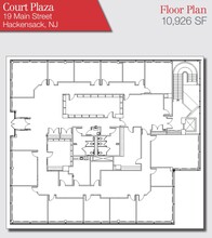 25 Main St, Hackensack, NJ à louer Plan d’étage- Image 2 de 3