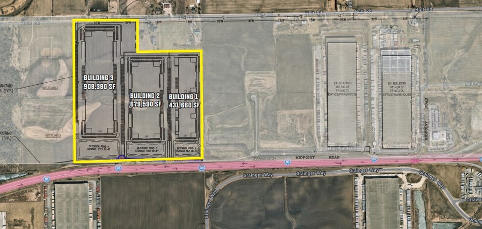 Mid Point Rd, Minooka, IL for sale - Site Plan - Image 2 of 2