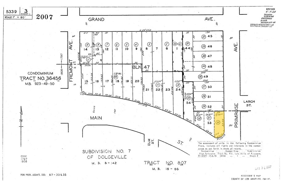 2401 W Main St, Alhambra, CA à louer - Plan cadastral - Image 2 de 37