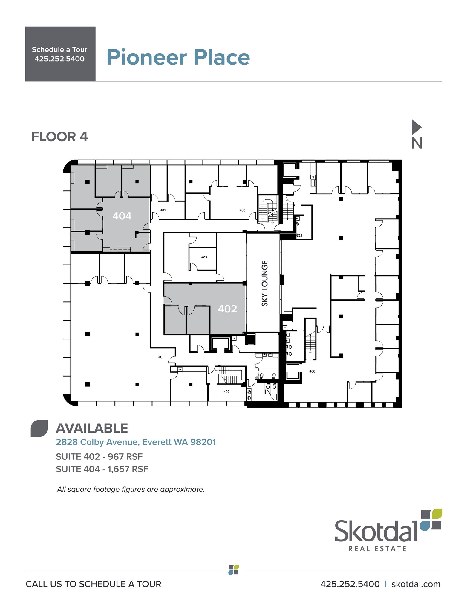 2822 Colby Ave, Everett, WA à louer Plan de site- Image 1 de 1