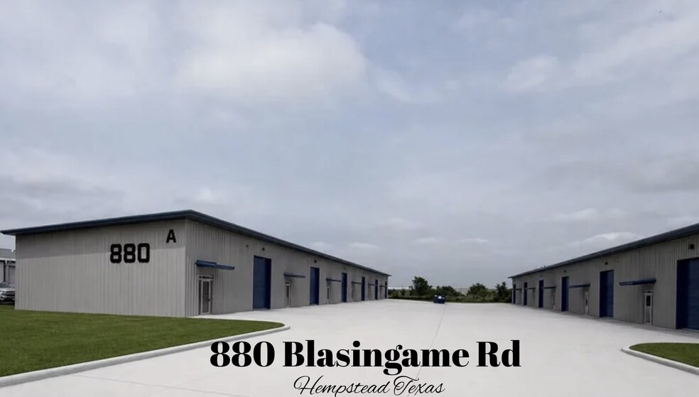 880 Blasingame Road, Hempstead, TX for lease - Building Photo - Image 1 of 16