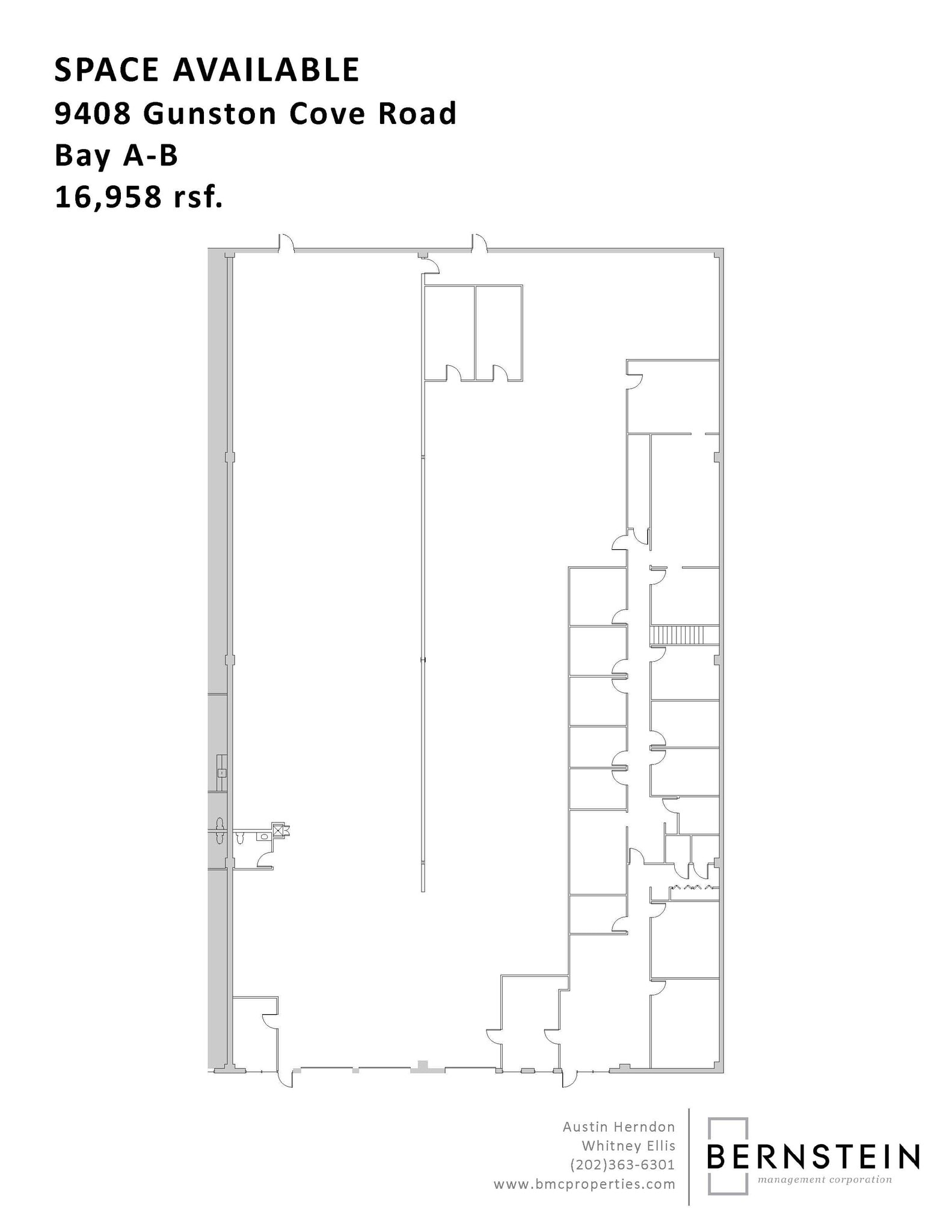9408 Gunston Cove Rd, Lorton, VA for lease Floor Plan- Image 1 of 1